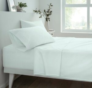 Deluxe Fitted Sheet or Pillow Case - Duck Egg