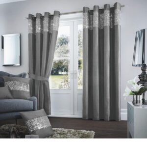 Aviv Curtains - Charcoal