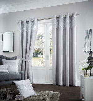 Aviv Curtains - Silver