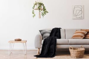 Mink Throw - Black
