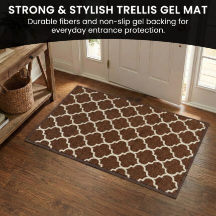 Trellis Gel Mat – Brown Cream
