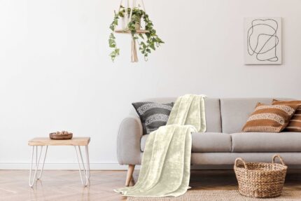 Mink Throw - Cream