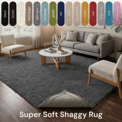Shaggy Rug – Dark Grey