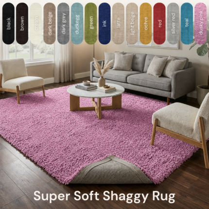 Shaggy Rug – Dusky Pink