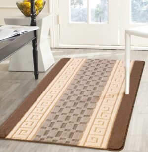 Gel Back Mat - Brown Beige