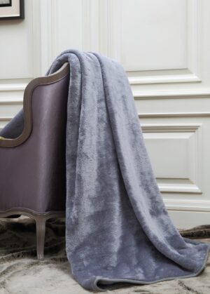 Mink Throw - Grey
