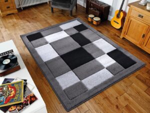 Havana Carved Rug - Dark Grey