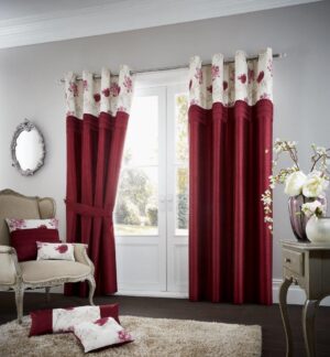 Koh Curtains - Deep Red