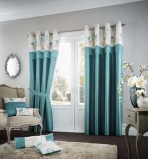 Koh Curtains - Teal