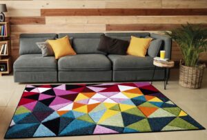 Carved Rug Multi - Geo Play