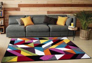 Carved Rug Multi - Groove