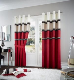Panama Curtains - Red
