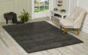 Soft Shaggy Rug - Dark Grey