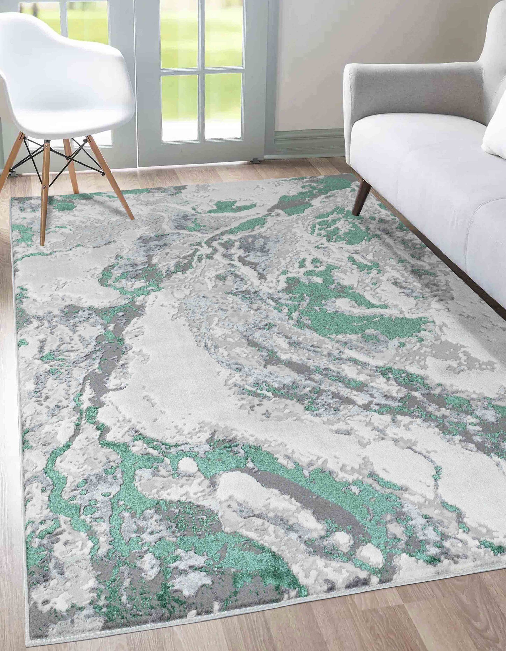 Emperor_325_PICASSO_ Aqua_Room-3 Rug