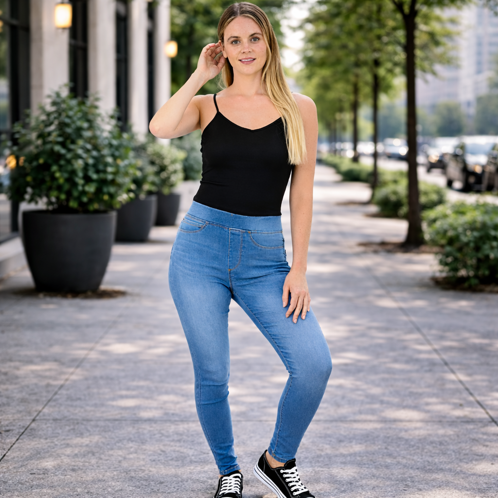 Urban stroll in casual style