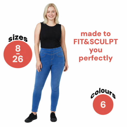 Women's Stylish Sculpt Pull On Jeggings with Pockets