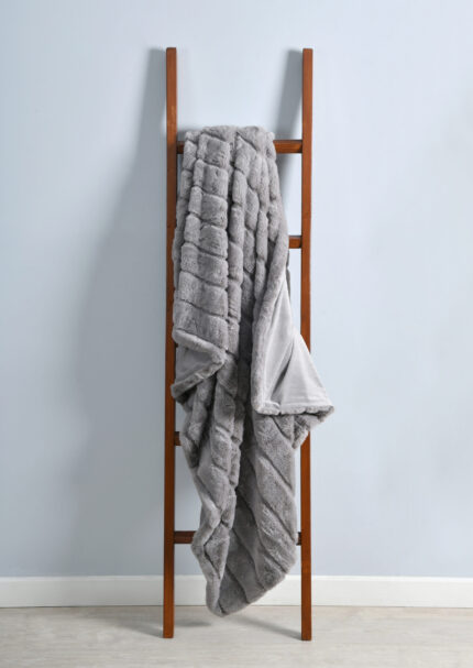 Striped Faux Fur