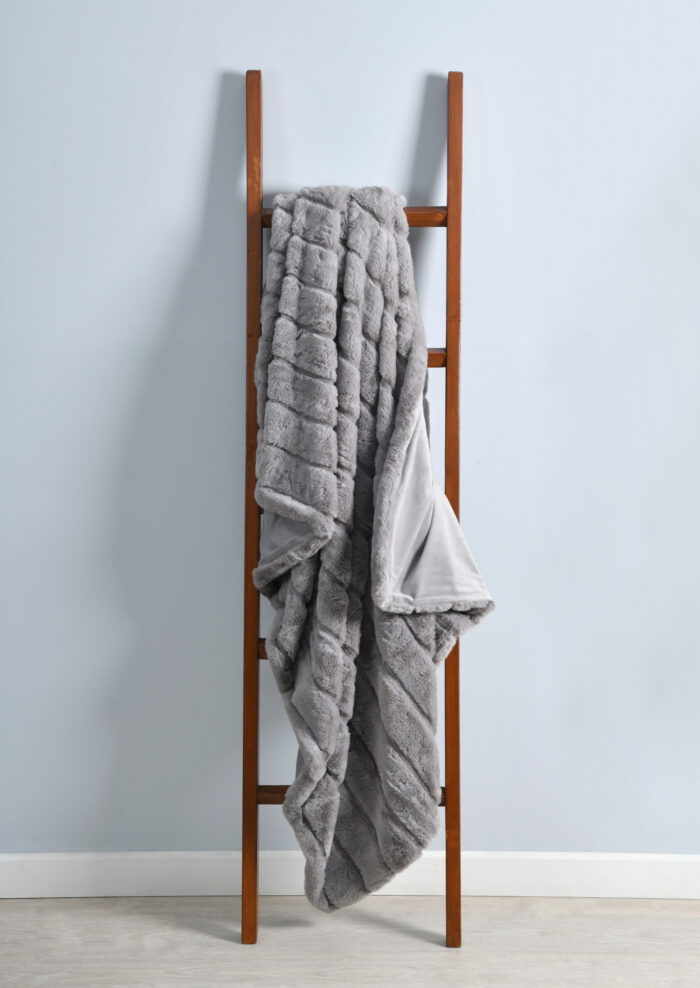 Striped Faux Fur