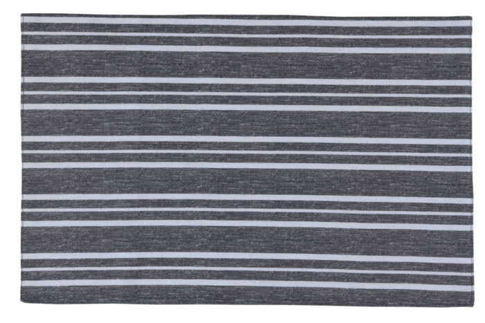 Textured Stripes Reversible Table Placemats – Set of 4(49cm x 32cm)