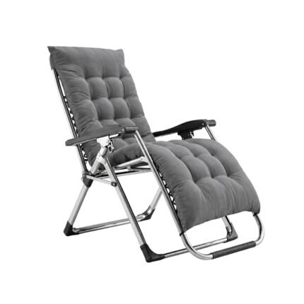 Zero Gravity Chair with Cushion & Pillow - Grey