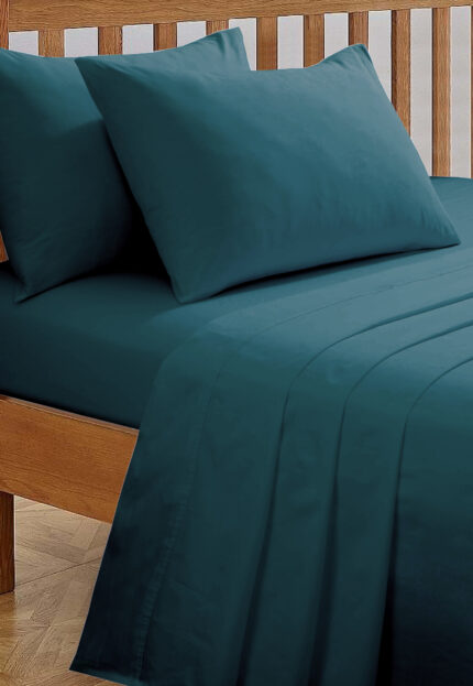 Polycotton Deluxe Pillowcase Non Iron - Teal