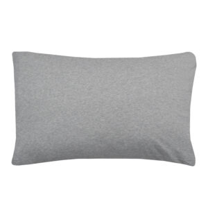 Jersey Melange Polycotton Fitted Bedsheet or Pillowcase - Grey