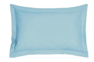 Polycotton Oxford Pillowcases Pair 180 Thread Count - Blue
