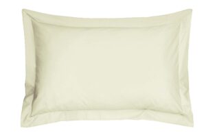 Polycotton Oxford Pillowcases Pair 180 Thread Count - Cream