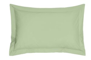 Polycotton Oxford Pillowcases Pair 180 Thread Count - Green