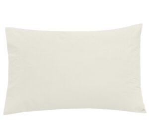 Polycotton Housewife Pillowcases Pair 180 Thread Count - White