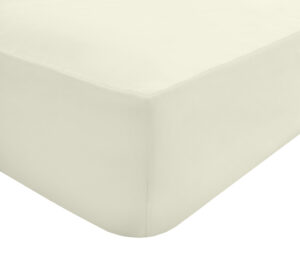 T200 Egyptian Cotton Fitted Sheet - Cream
