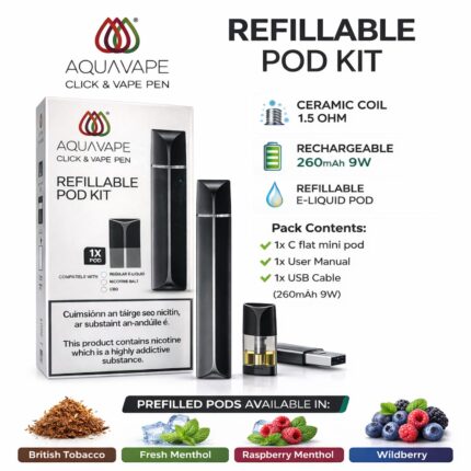 Aquavape Click & Vape Refillable Pod Kit