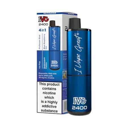 IVG 2400 (4 in 1) Disposable Vape - Blue Edition