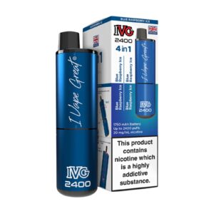 IVG 2400 Disposable Vape - Blue Raspberry Ice