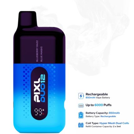 PIXL Duo 12 (2 in 1) Rechargeable Vape - Blue Edition