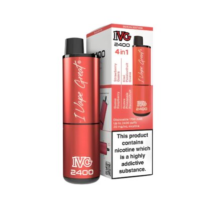 IVG 2400 (4 in 1) Disposable Vape - Guava Edition
