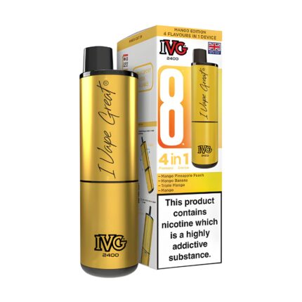 IVG 2400 (4 in 1) Disposable Vape - Mango Edition