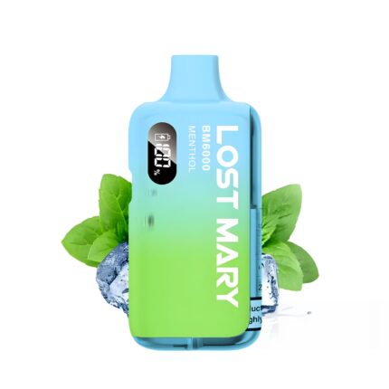 Lost Mary (BM6000) Rechargeable Vape - Menthol