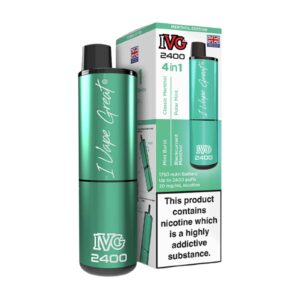 IVG 2400 (4 in 1) Disposable Vape - Menthol Edition