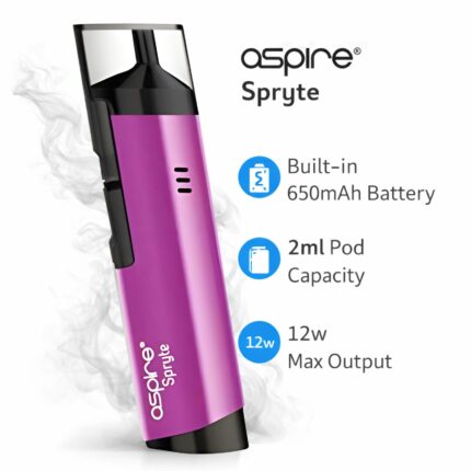 Aspire Spryte Rechargeable Vape Kit - Pink