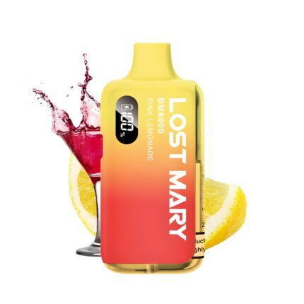 Lost Mary (BM6000) Rechargeable Vape - Pink Lemonade