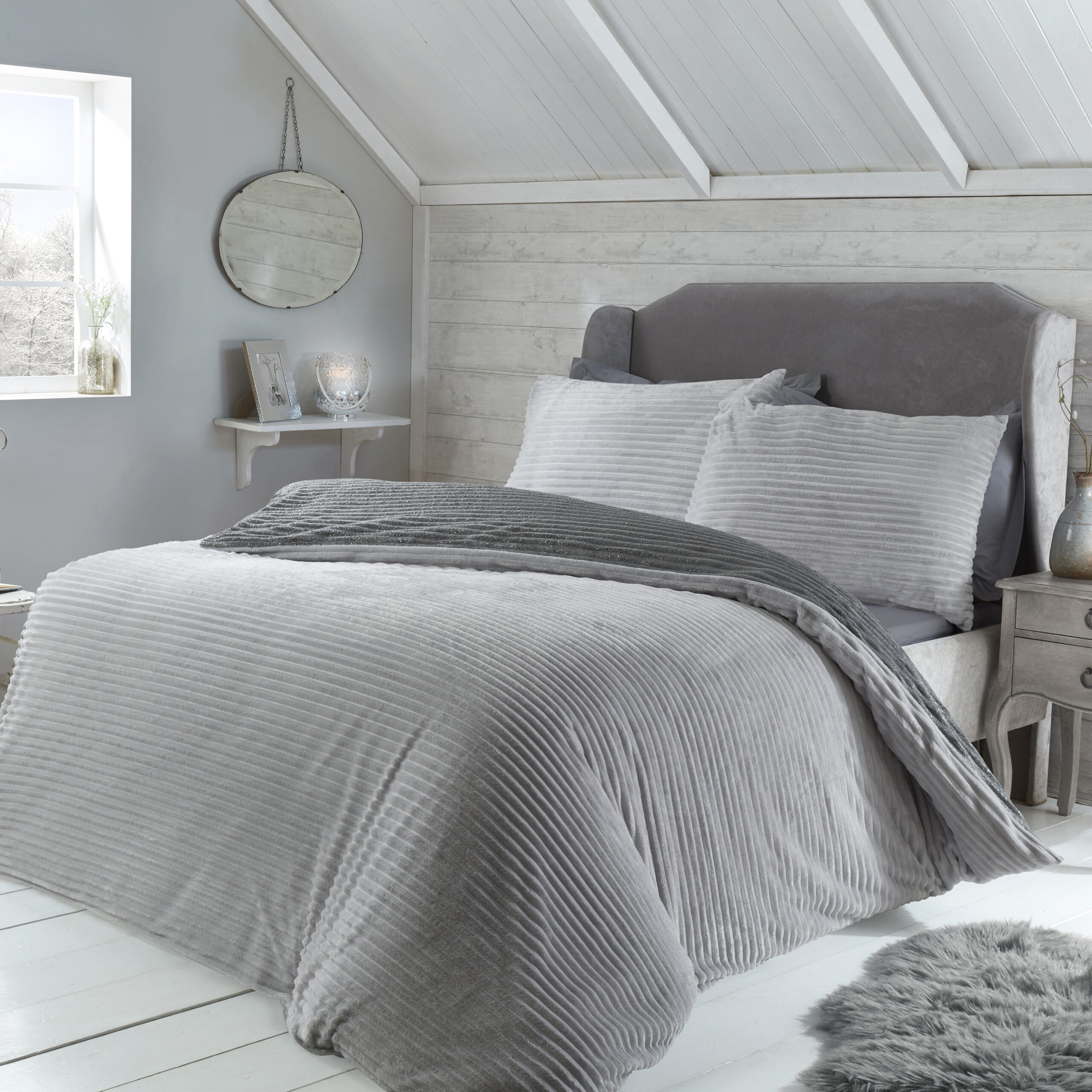 Sparkle Ribbed Fleece Grey - Main REV WEB