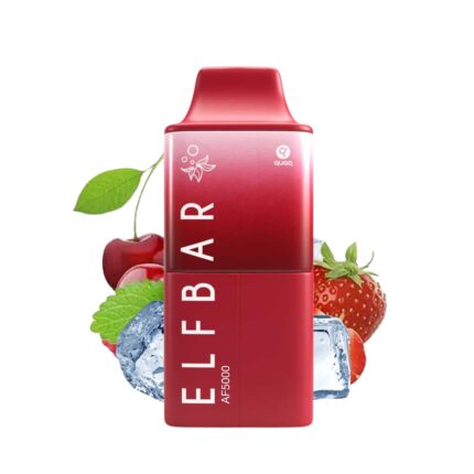 ELF Bar AF5000 Rechargeable Vape - Strawberry Raspberry Cherry Ice