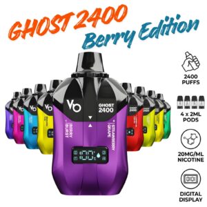 Ghost 2400 Disposable Vape - Berry Edition (Multi)