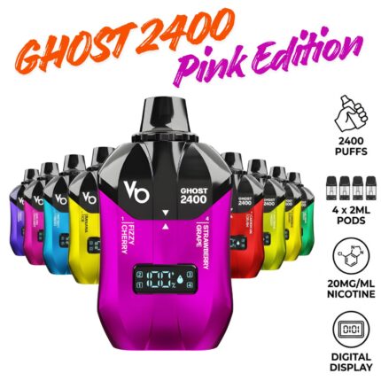 Ghost 2400 Vape - Pink Edition (Multi)