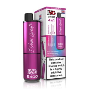 IVG 2400 (4 in 1) Disposable Vape - Watermelon Ice