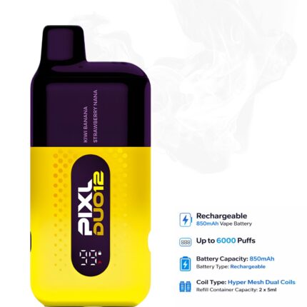 PIXL Duo 12 (2 in 1) Rechargeable Vape - Yellow Edition
