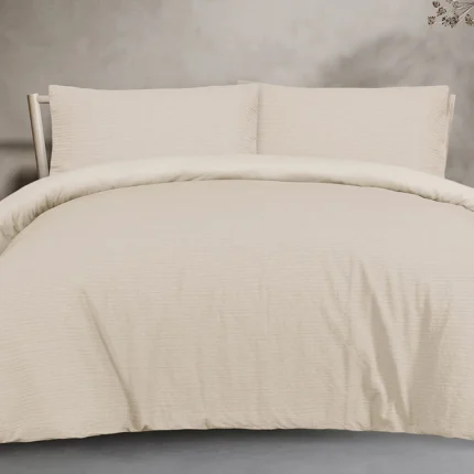 Stripe Dobby Duvet Set - Natural