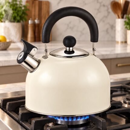 2.5 Ltrs Whistling Kettle - Cream