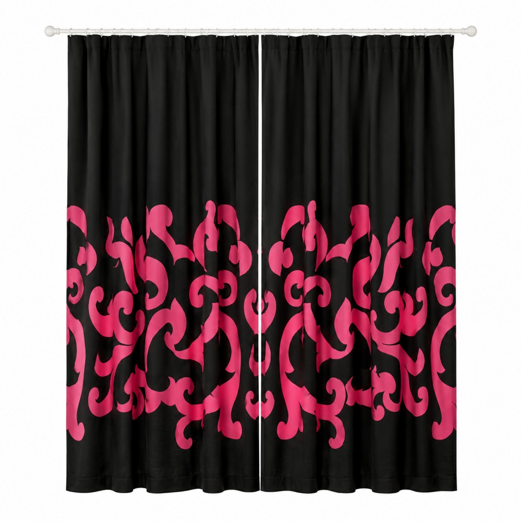 ECO Curtain - BlackFuschia 4